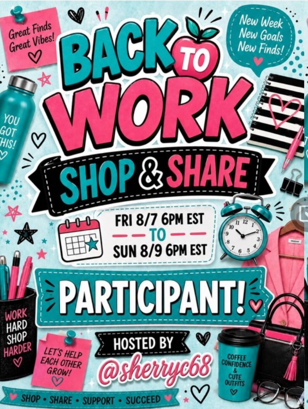 # Back To Work Share N Shop